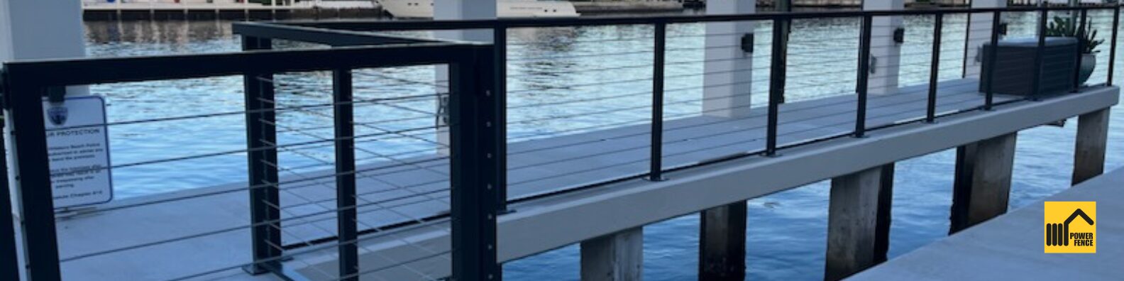 waterfront fencing materials